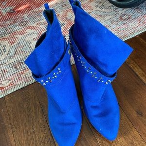 COPY - Aldo royal blue booties